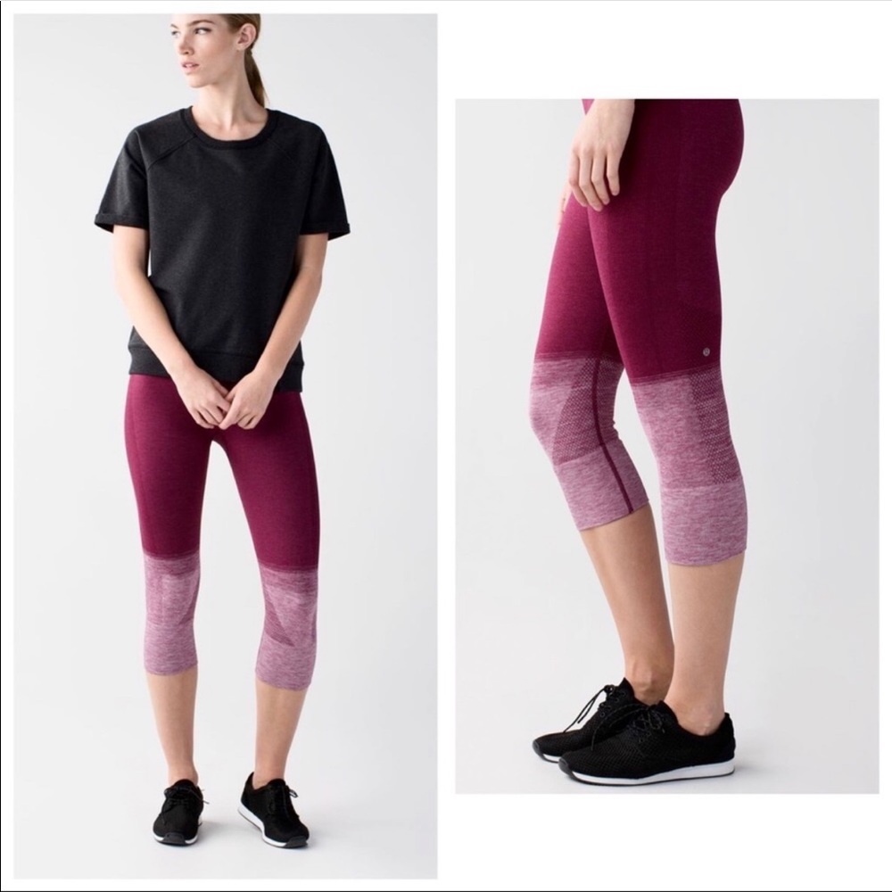 Lululemon Street Yoga Crop Leggings Size 8